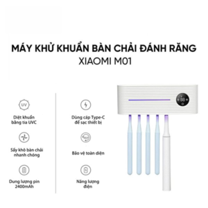 Máy khử khuẩn bàn chải Xiaomi M01 bằng tia UV – HÀNG CHÍNH HÃNG